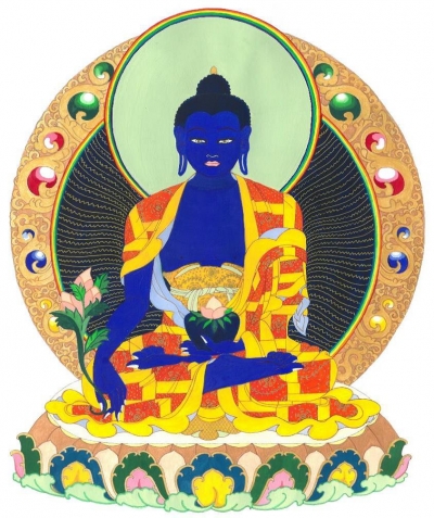 Medicine Buddha teaching via Zoom with Venerable Drubpon Ngawang
