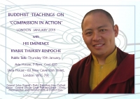 His Eminence Thuksey Rinpoche to visit in January